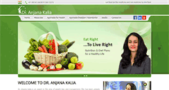 Desktop Screenshot of dranjanakalia.com